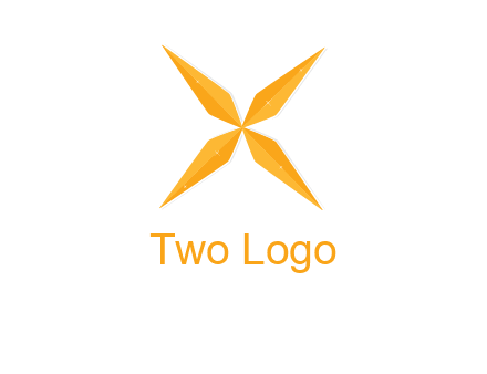 abstract letter X logo