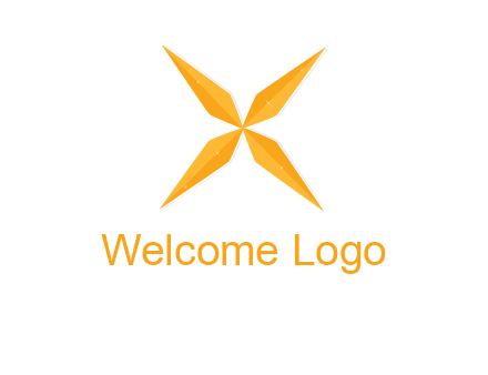 abstract letter X logo
