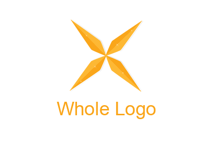 abstract letter X logo