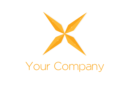 abstract letter X logo