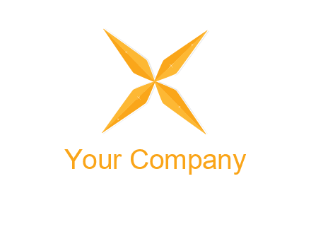 abstract letter X logo