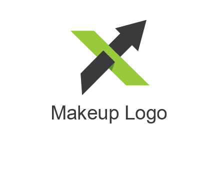 letter x arrow logo
