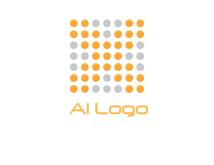 letter x dots logo