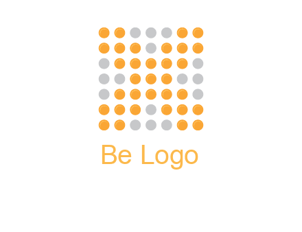 letter x dots logo