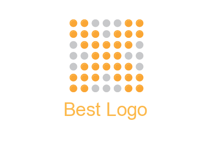 letter x dots logo