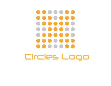 letter x dots logo
