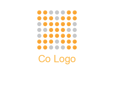 letter x dots logo