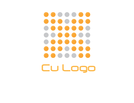 letter x dots logo
