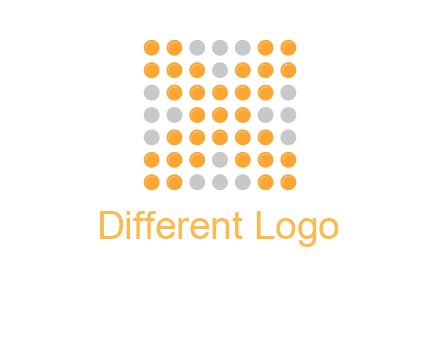 letter x dots logo