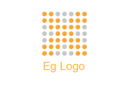 letter x dots logo