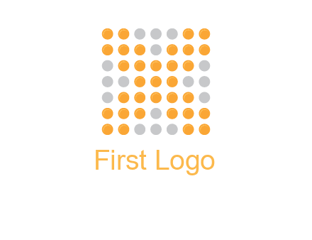 letter x dots logo