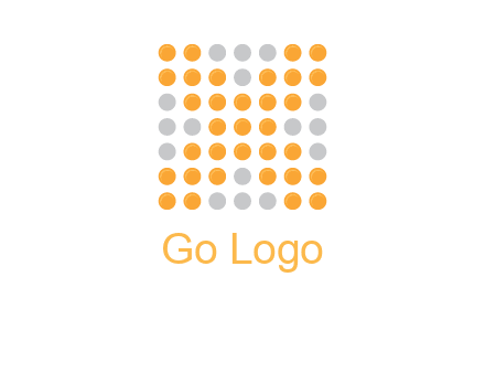 letter x dots logo