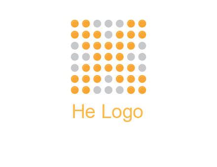 letter x dots logo