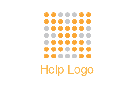 letter x dots logo