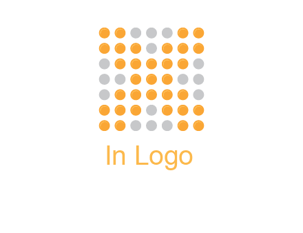 letter x dots logo