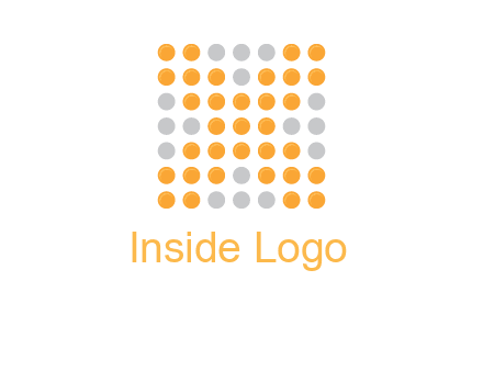 letter x dots logo