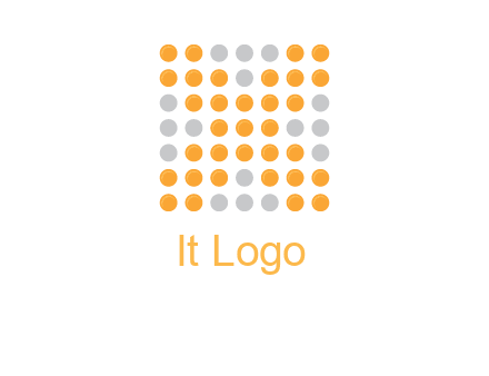 letter x dots logo