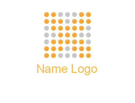 letter x dots logo