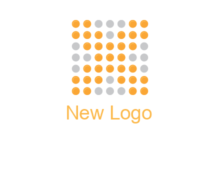 letter x dots logo