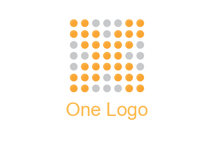 letter x dots logo