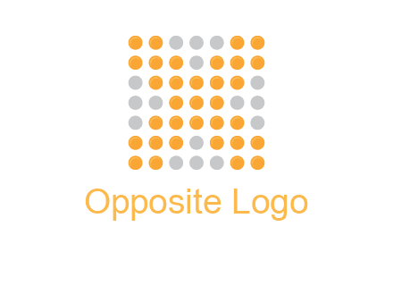 letter x dots logo