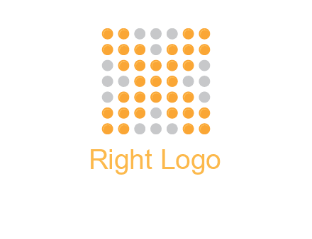 letter x dots logo
