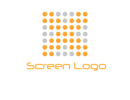 letter x dots logo