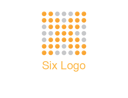 letter x dots logo