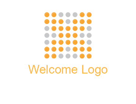 letter x dots logo