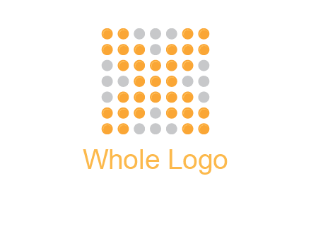 letter x dots logo