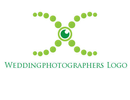 dotted DNA and letter X logo