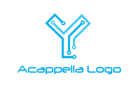 letter y circuit icon
