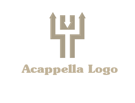 arrows in letter Y logo