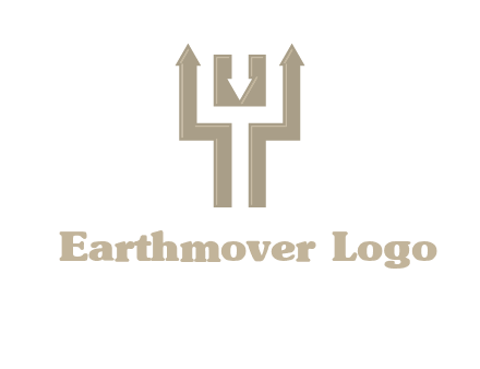 arrows in letter Y logo