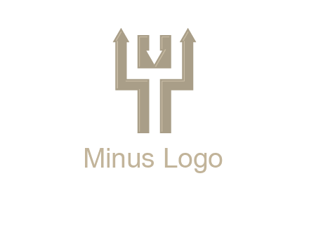 arrows in letter Y logo
