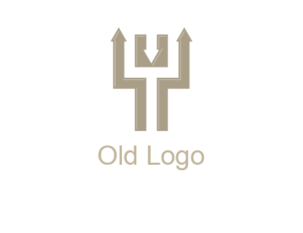 arrows in letter Y logo