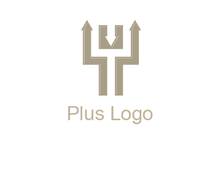arrows in letter Y logo