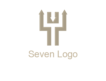 arrows in letter Y logo