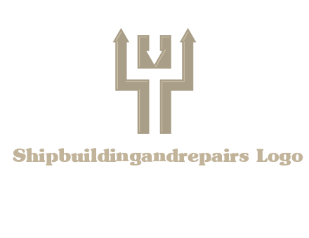 arrows in letter Y logo