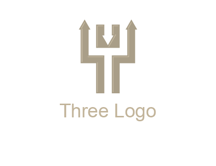 arrows in letter Y logo