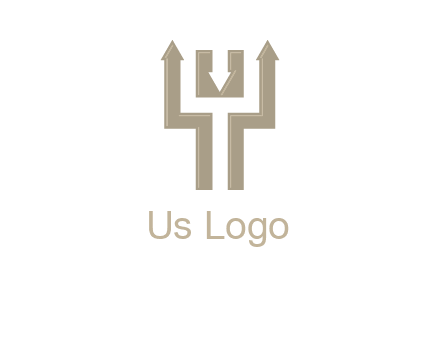 arrows in letter Y logo