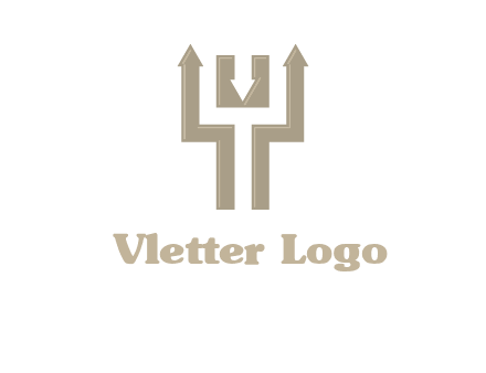 arrows in letter Y logo