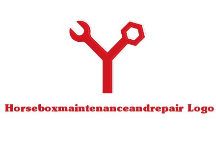 wrench on letter Y logo