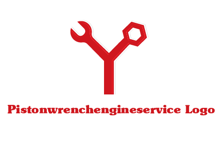wrench on letter Y logo
