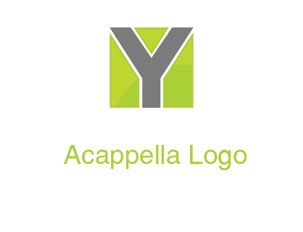 letter y in square logo