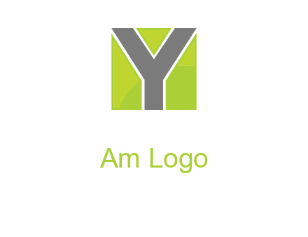 letter y in square logo
