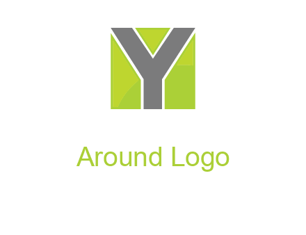 letter y in square logo