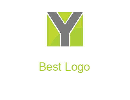 letter y in square logo