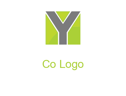 letter y in square logo