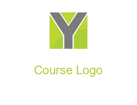 letter y in square logo
